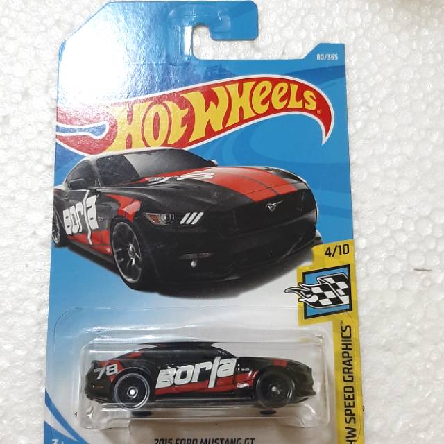 hot wheels borla mustang