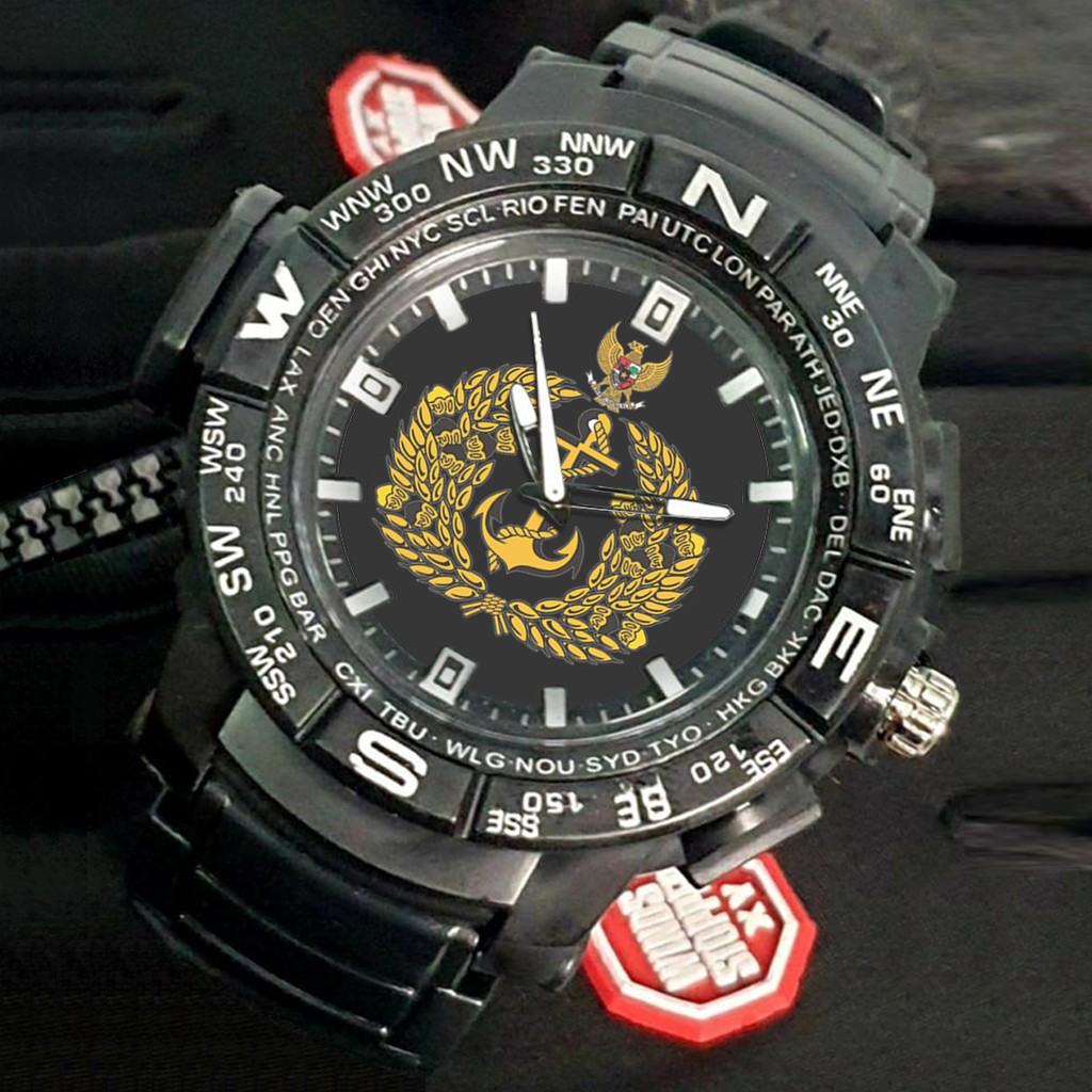 (EXCLUSIVE) Jam Tangan TNI - AL Sport Bagus