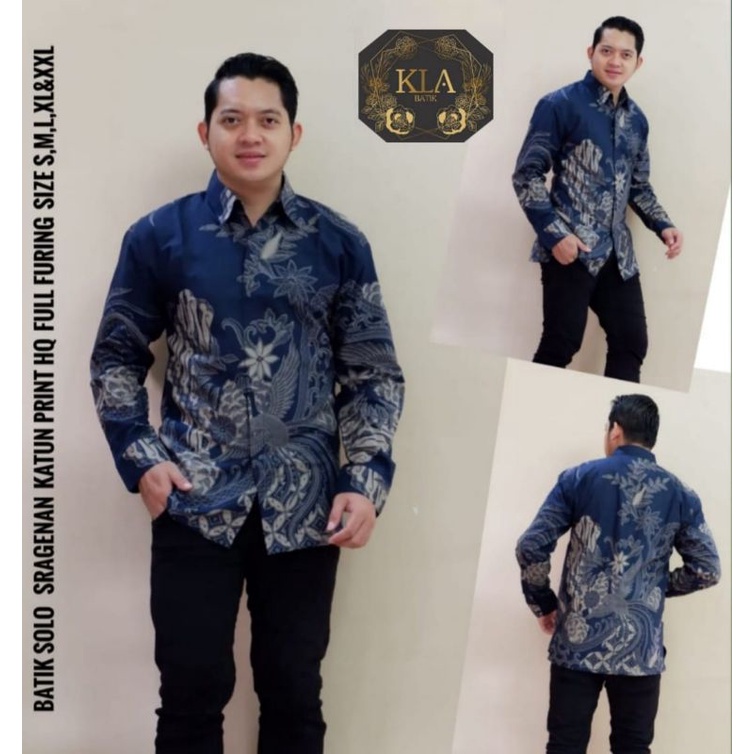 BATIK SOLO BATIK PRIA LENGAN PANJANG
