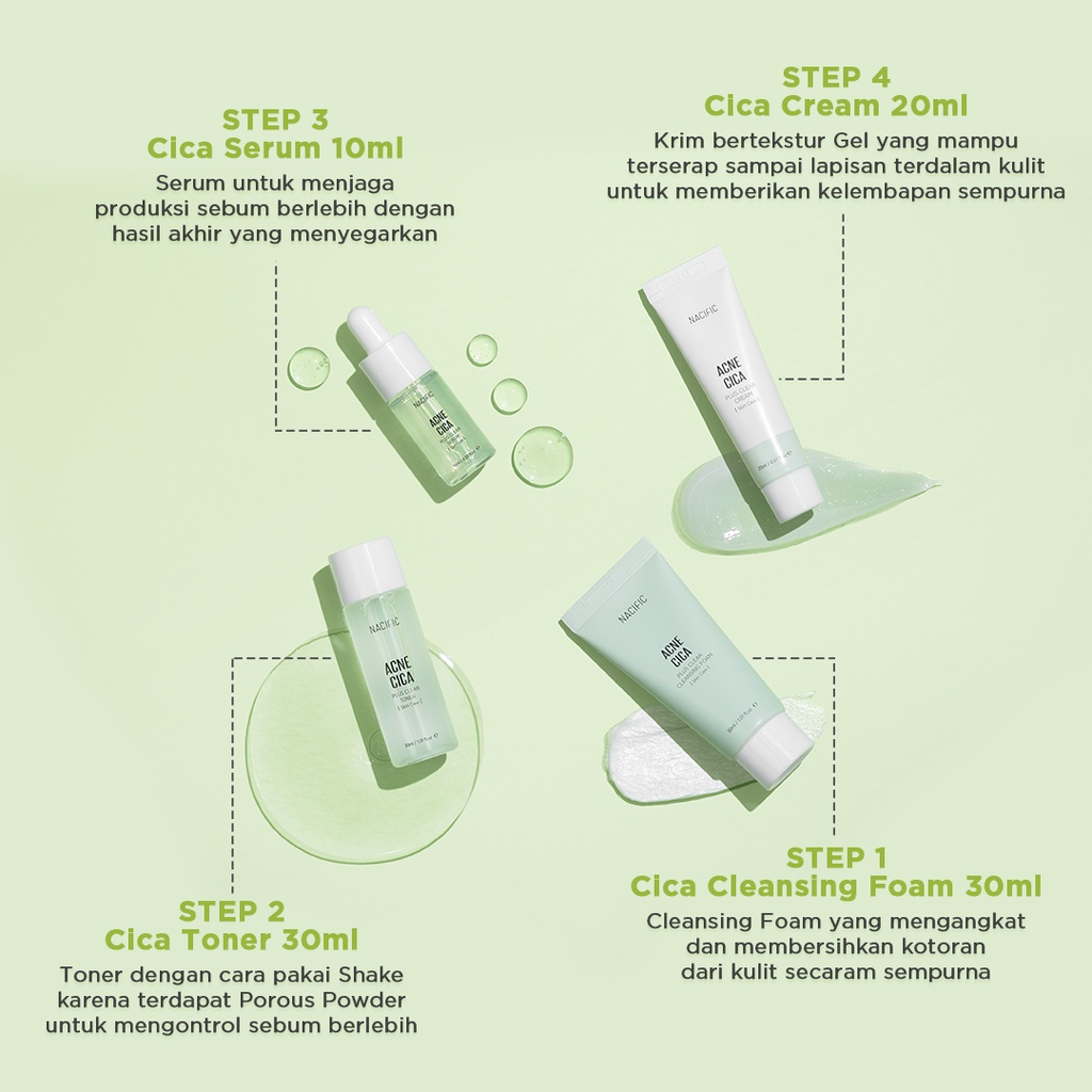 Nacific Acne Cica Plus Clear KIT Skin Care RENEW-4