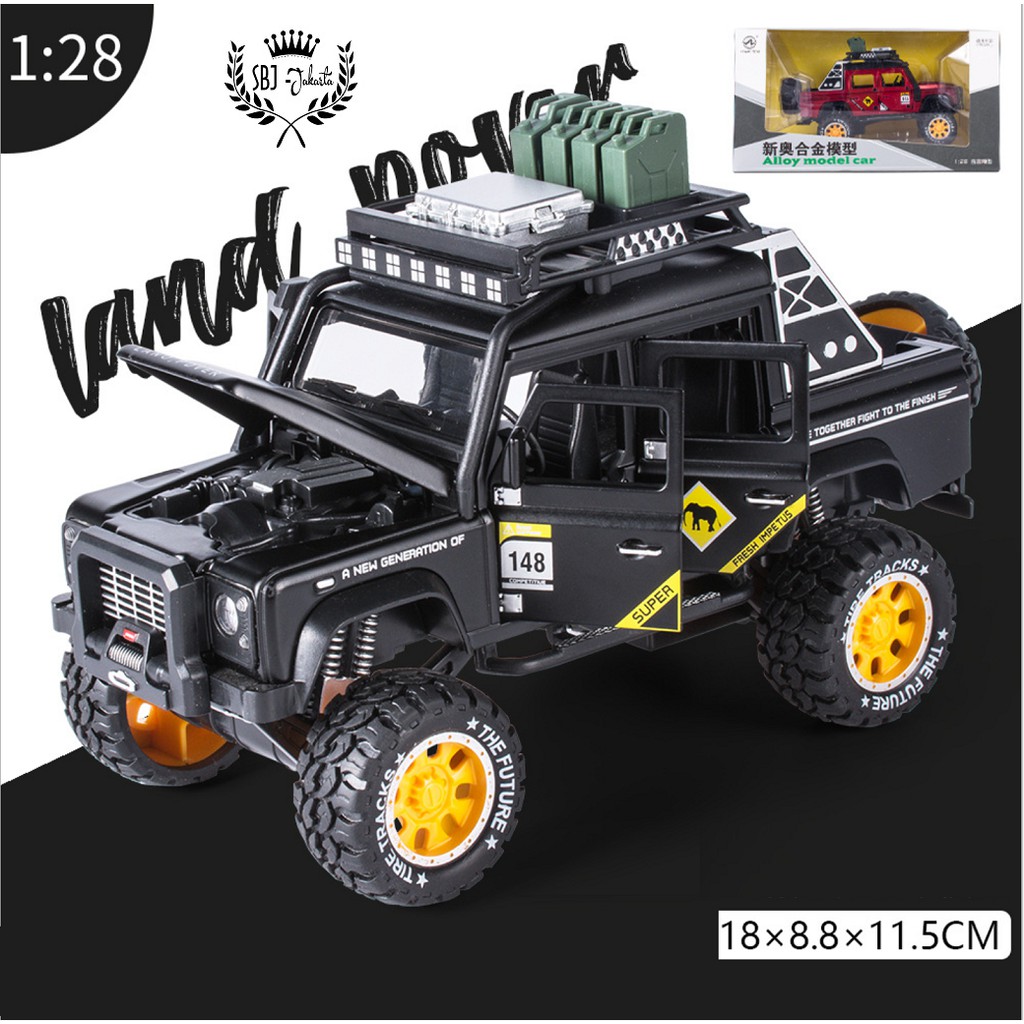 DIECAST miniatur MOBIL Land Rover 90148 Skala 1:28 Metal Series