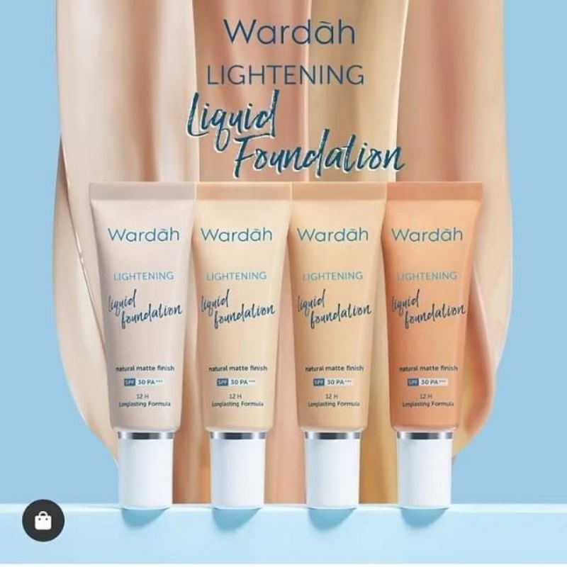 Wardah Lightening Liquid Foundation 6ml / 25ml ORIGINAL