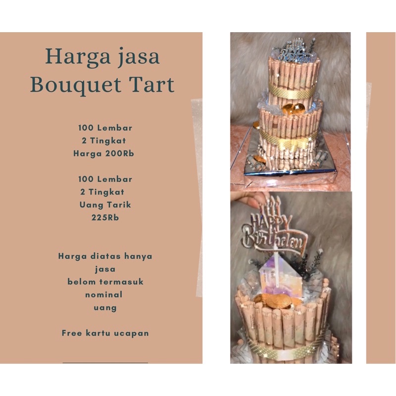 

Kue Tart Uang Tingkat 2