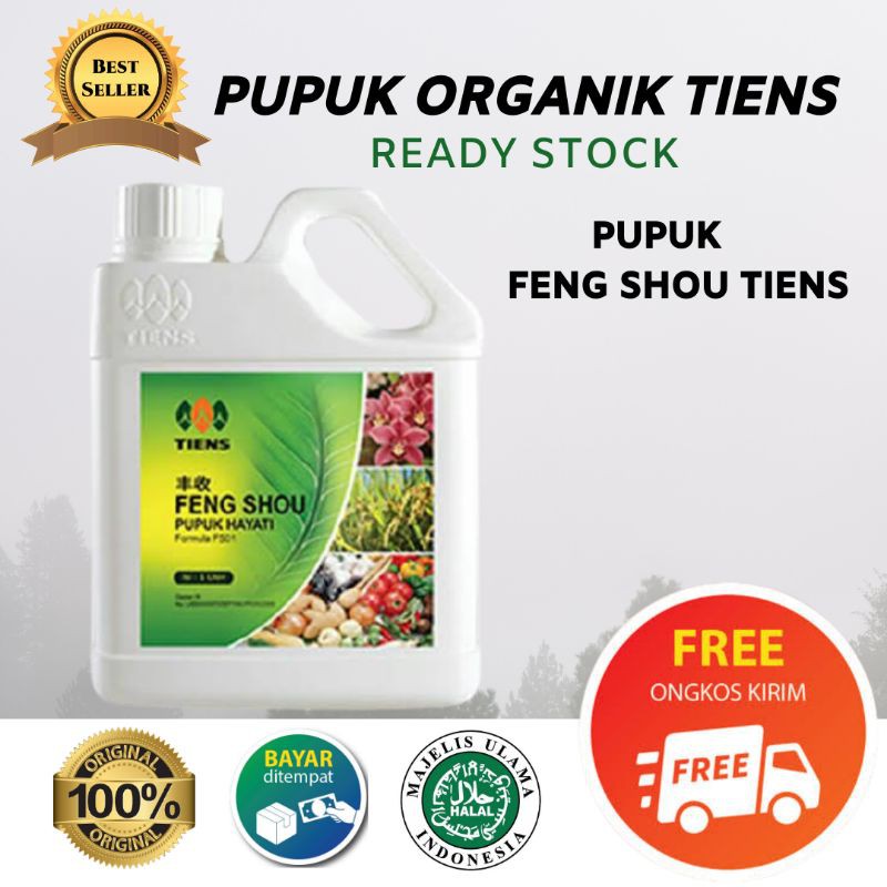 

Pupuk Organik Feng Shou Tiens Cair Bagus Untuk menambah Hasil Panen