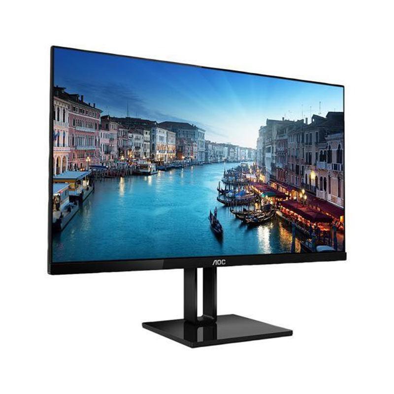 AOC 24V2Q Monitor Komputer [24 Inch] Black