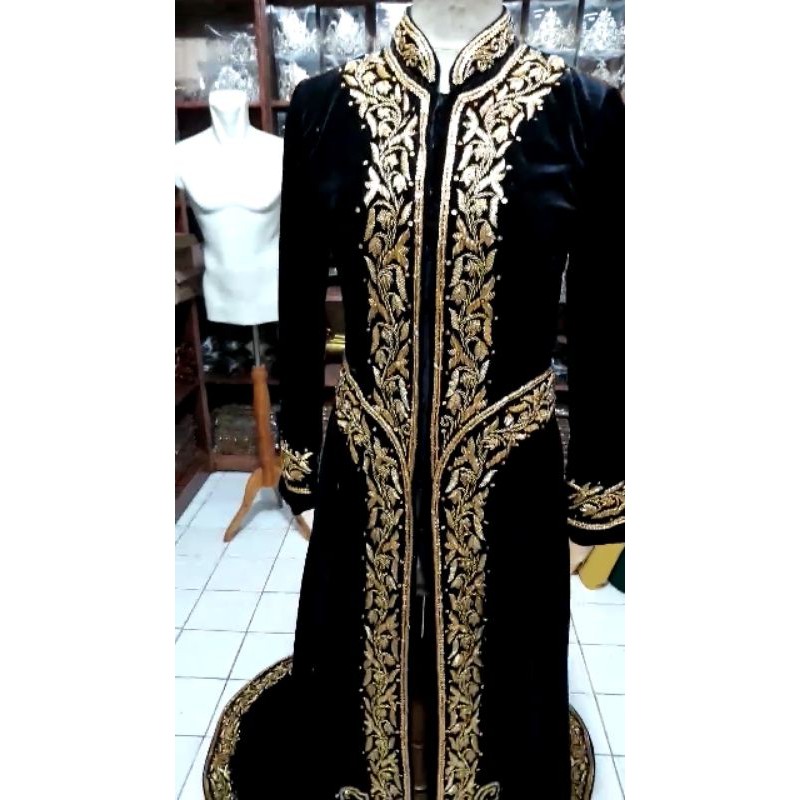 kebaya bludru / baju pengantin jawa