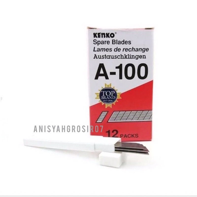 

(5 Pcs) Isi cutter kecil Kenko A-100/Pisau cutter kecil Kenko A-100