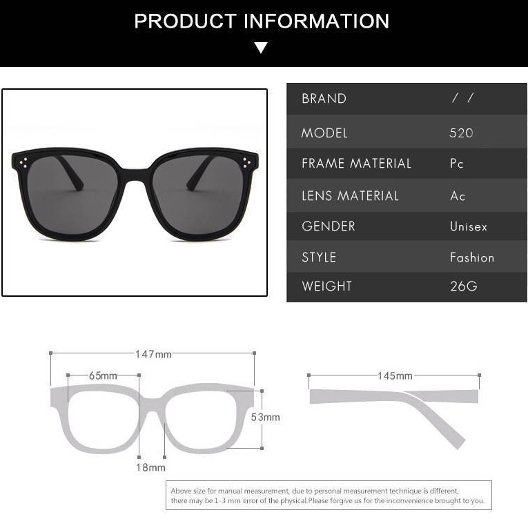 AZ102 【Barang spot 】Kacamata Wanita Pria Optik Antiradiasi Dengan Fashion Sunglasses Eyewear KUV Frame