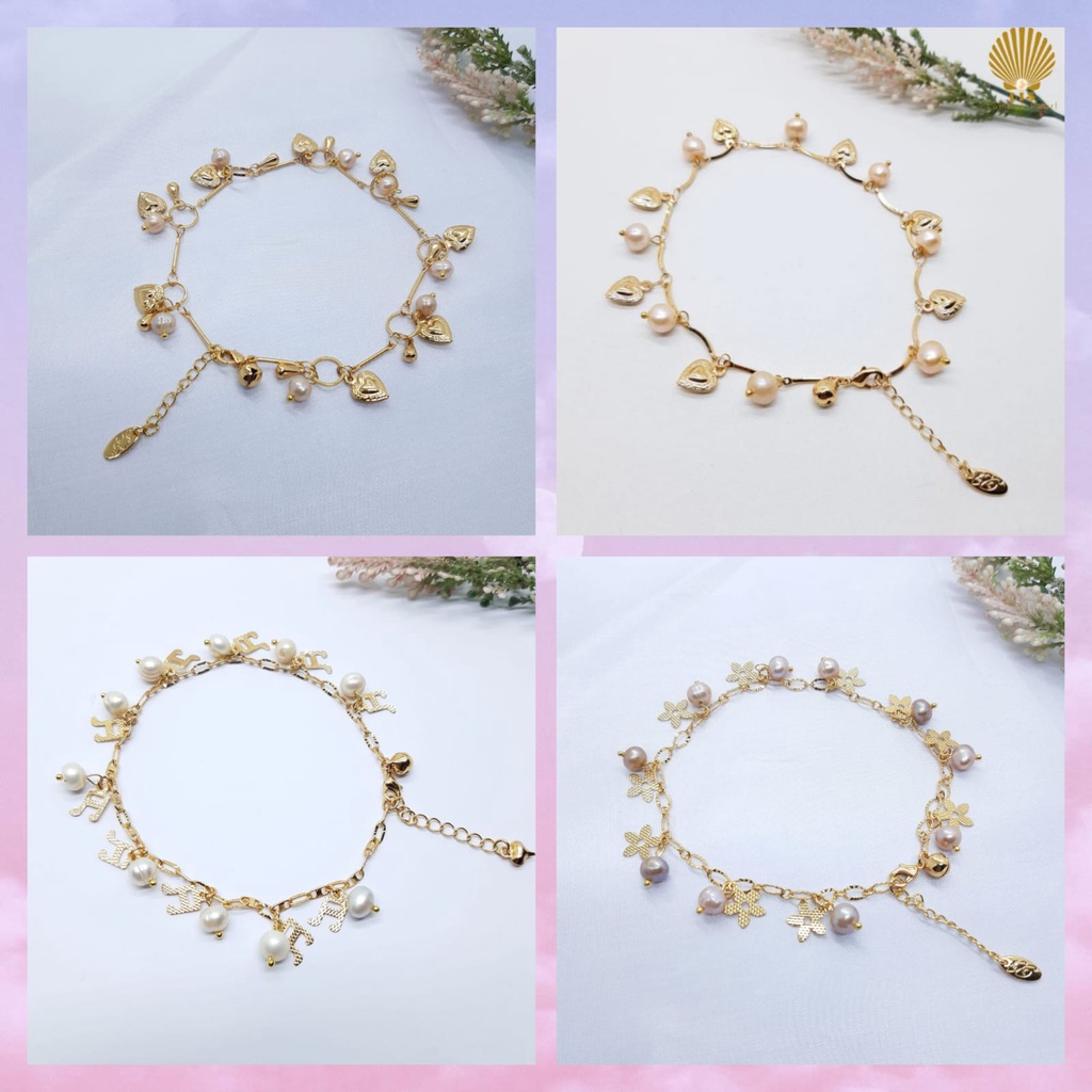 Gisella Bracelet Gelang Kaki Mutiara Tawar Lombok