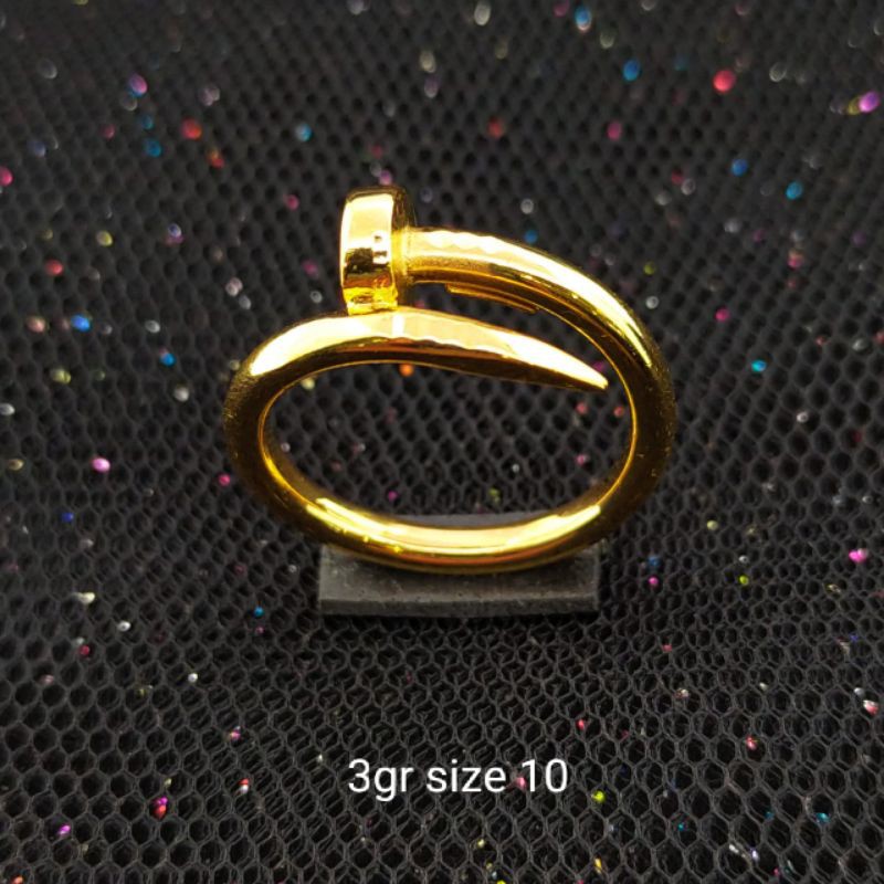 Cincin Emas 17 K - 3gr Kadar 750 - 2167