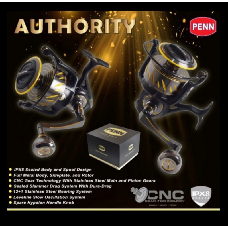 reel penn authority sedia 2500 3500 4500