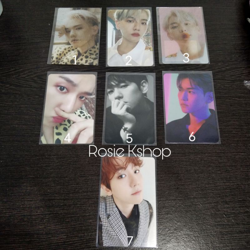 (Ready) Baekhyun EXO Photocard Kodok, Japan Benefit, album Japan, Prive