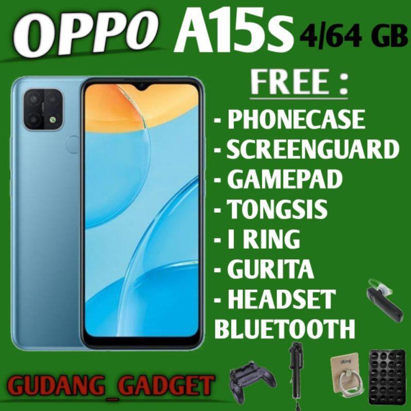 OPPO A15S 4/64 RAM 4GB ROM 64GB GARANSI RESMI