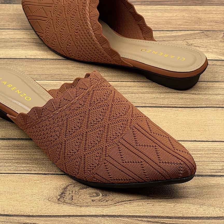 Mega Sale Sepatu  Wanita  Upper  Rajut  - CLARENZO RZ21 [Terlaris Today]/【SHOPEE MALL】/5.5 BRANDS FE