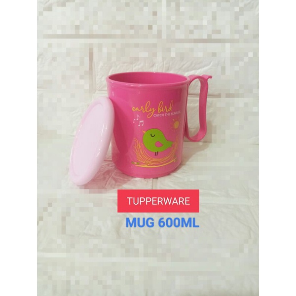 Tupperware mug pink