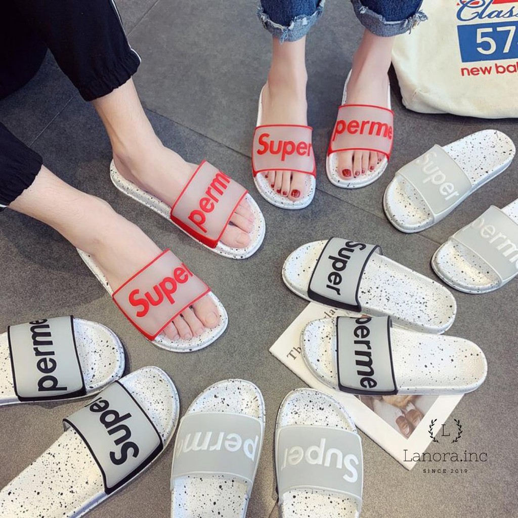 (FD301) SANDAL SUPREME TRANSPARAN MODIS MURAH KUALITAS PREMIUM IMPOR