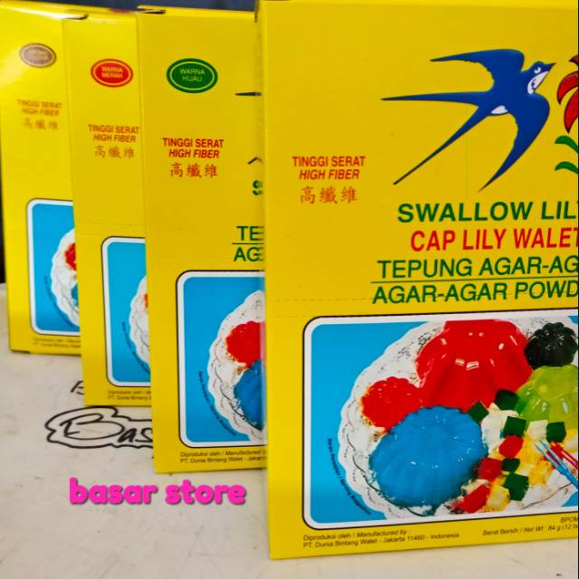 

Agar-agar swallow 7gr