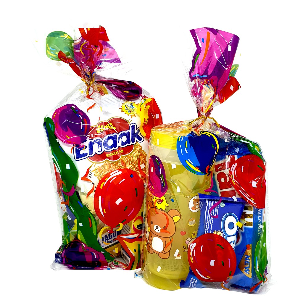 Plastik souvenir kecil goodie bag snack ulang tahun-1
