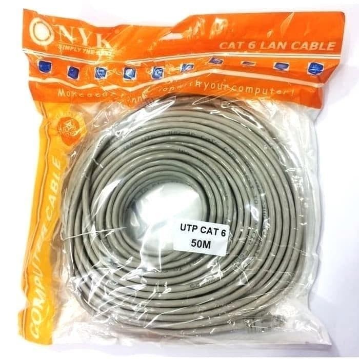 NYK Cable LAN CAT-6 50M - NYK Kabel Lan Cat6 50 Meter