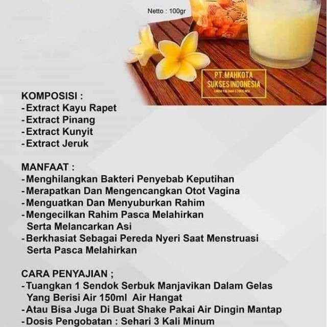 MSI MANJAVIKAN harga 1 sachet Original