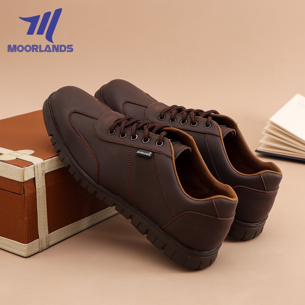 Sepatu Pria Sepatu Pria Casual Original MOORLANDS Sepatu Cowok Sepatu Kerja Pria Semi Formal