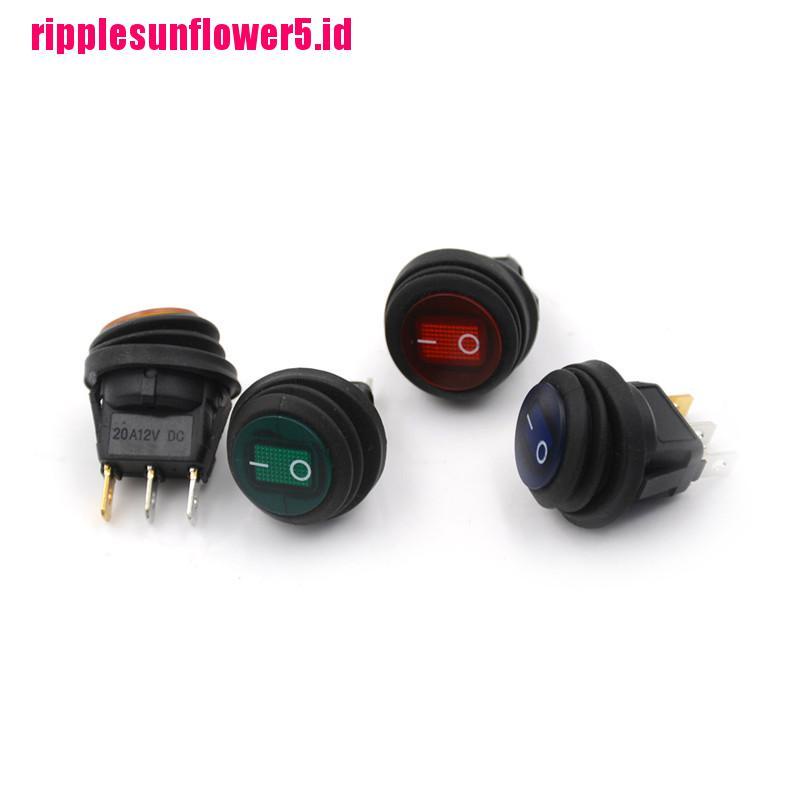 # Kaos T-Shirt Wanita Lengan Pendek Motif Print #Rocker On / Off SPST 12V Bentuk Bulat Anti Air Untuk Mobil / Perahu