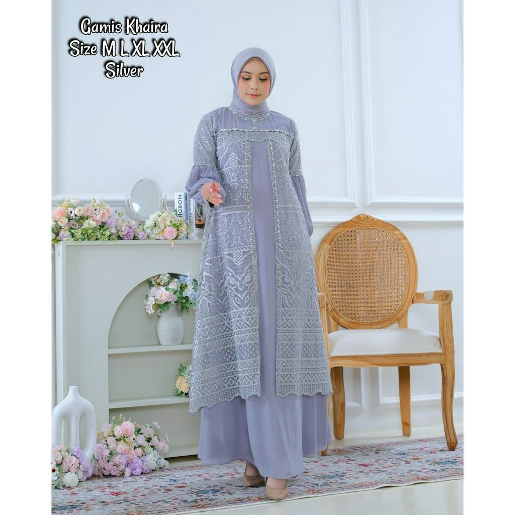 KHAIRA DRESS / KEBAYA SERAGAMAN //GAMIS PESTA DAN KONDANGAN TERBARU//GAMIS BROKAT