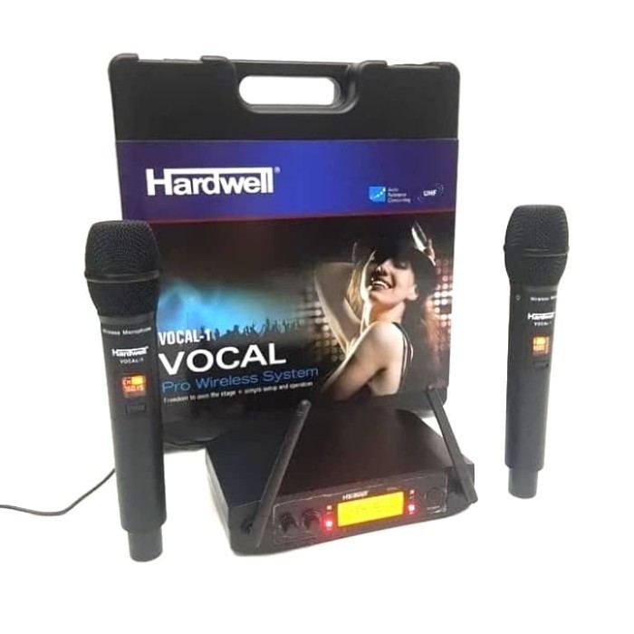 Mic Wireless Hardwell Vocal 1 / Vocal-1 / Vocal1 Free Koper Original