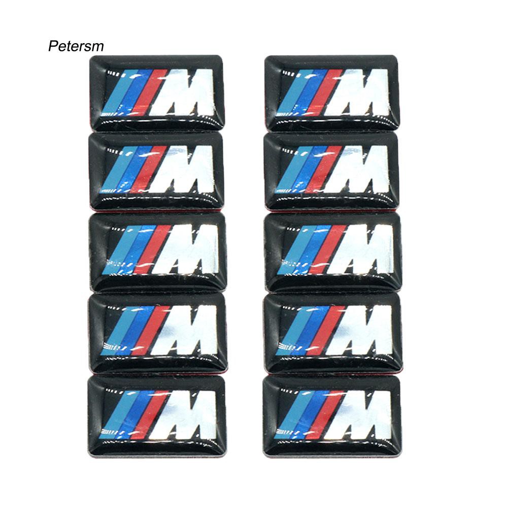 Ptsm _ S Stiker Emblem / Badge untuk Stir Mobil BMW