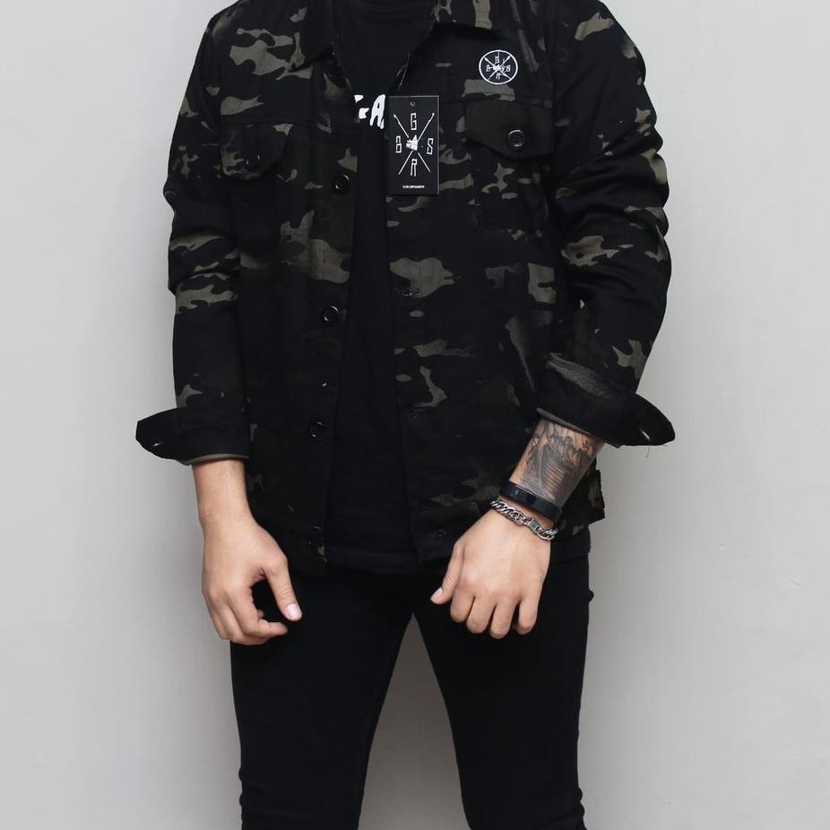 ❊ Jaket army premium/ kemeja camo premium/ jaket camo premium bgsr pria ✱
