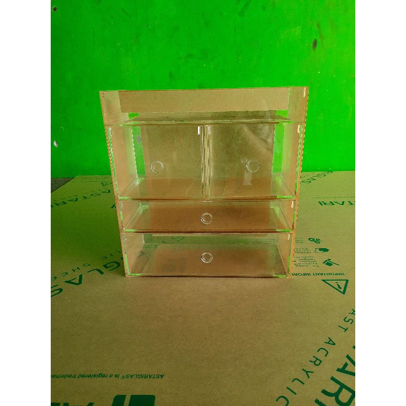 Akrilik Tempat Kosmetik/ Akrilik storage Box Kosmetik