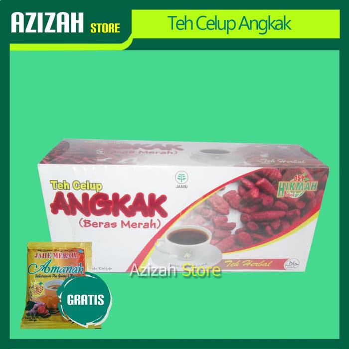 

Teh Celup Angkak beras merah