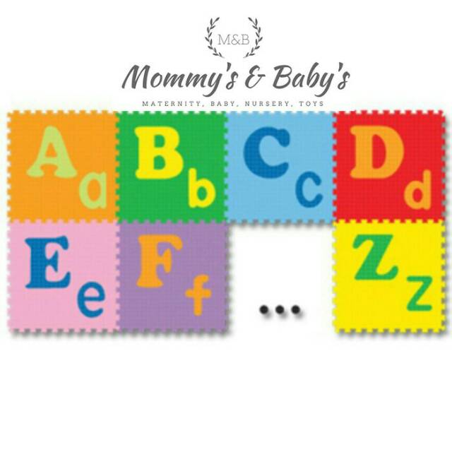 Puzzle Matras Evamats 30 x 30 motif Abjad ABC