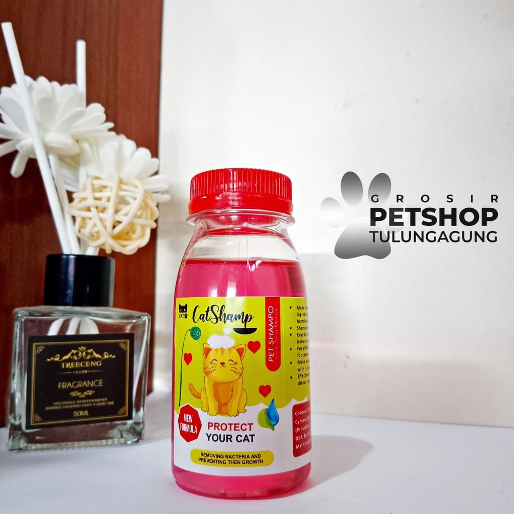 Paket Grooming Kucing2 (Shampo, Parfum, Gunting kuku, Sisir Serit)