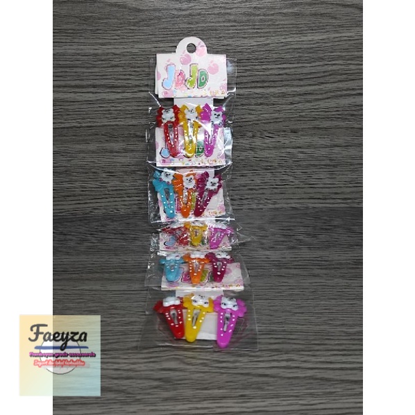 15 pcs jepit rambut anak tik tok