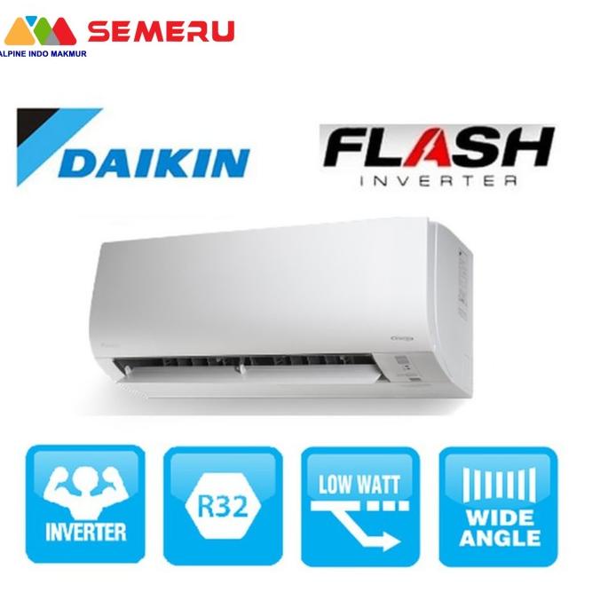 ><><><] DAIKIN AC FLASH INVERTER R32 / 1.5 PK FTKQ/RKQ-35UVM4 KHUSUS MAKASSAR