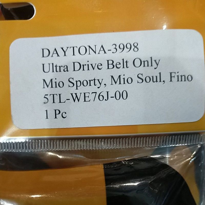 VANBELT CVT V BELT RACING DAYTONA ULTRA DRIVE MIO 5TL  HONDA VARIO 110 VARIO 125 BEAT SCOOPY NMAX AEROX LEXI 3998 3999 4000 4001 4002 4005 4006 4898 5043 4459