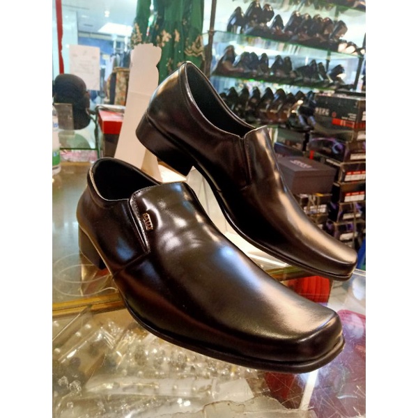 SEPATU PANTOFEL PRIA KULIT SEPATU KERJA PRIA SEPATU HITAM POLOS 897
