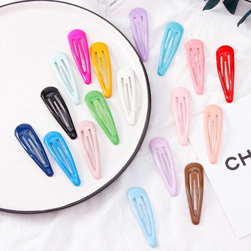 Jepit Fashion Korea Polos Warna Warni / Hairpin Korea