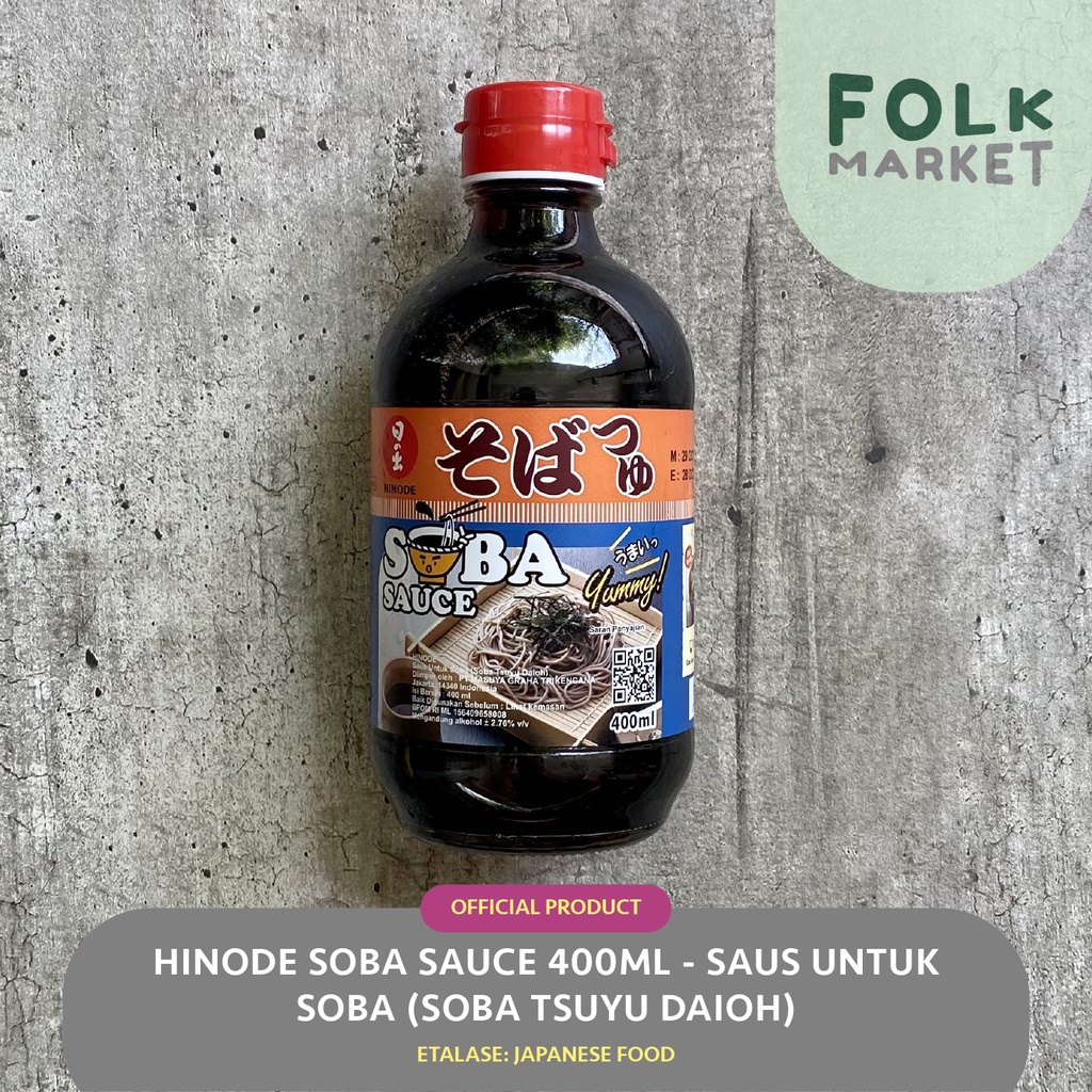 

HINODE Soba Sauce 400ml - Saus Untuk Mi / Mie Soba (Soba Tsuyu Daioh)