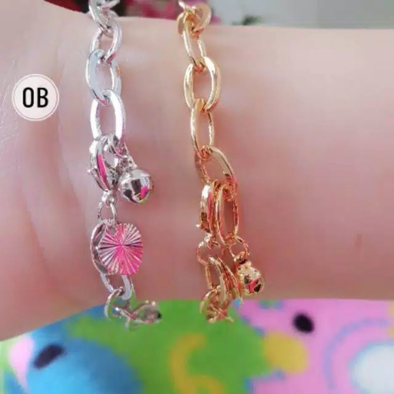 GELANG RANTAI XUPING GOLD DAN SILVER