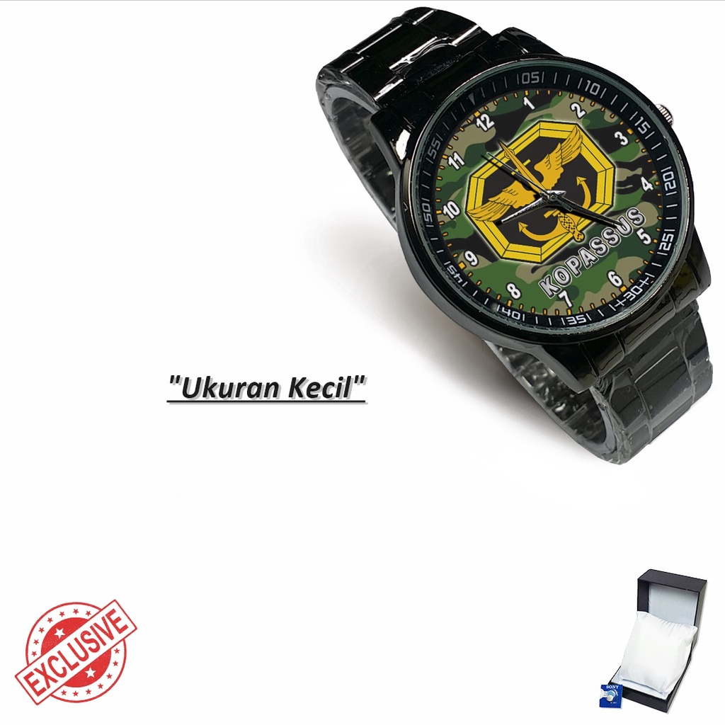 Jam Tangan Rantai Couple KOMANDO PASUKAN KHUSUS 01 (Limited Edition)