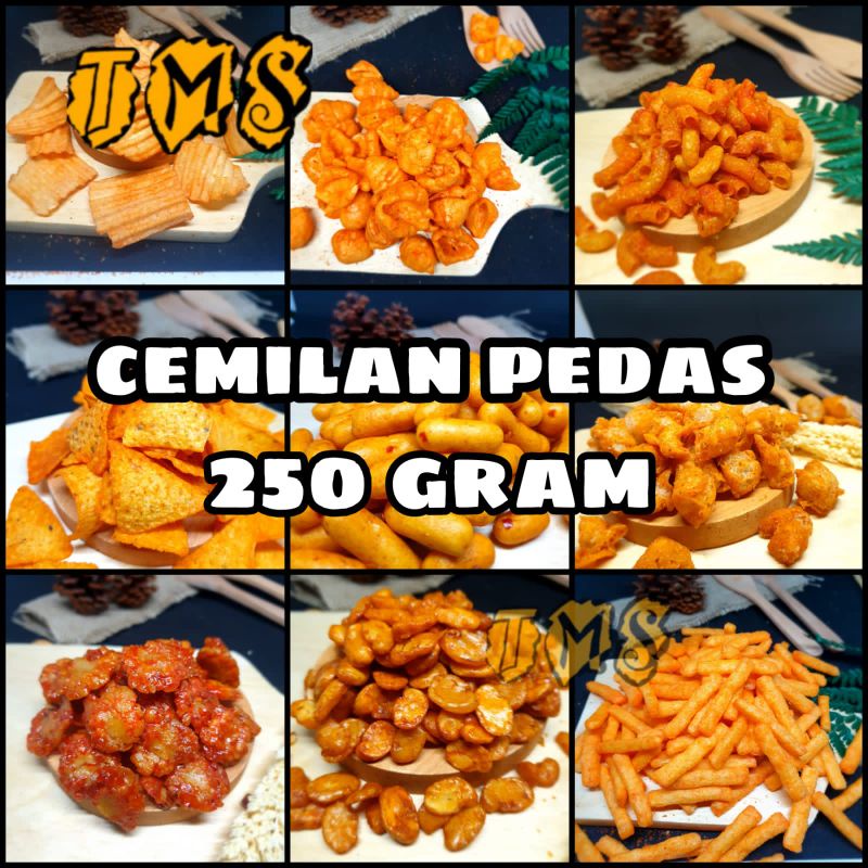

TMS Snack Cemilan pedas 250 Gram EXP aman