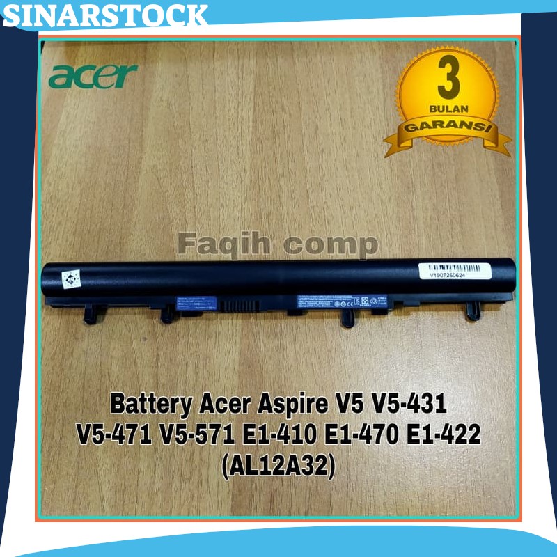 Baterai Batre Original Laptop Acer Aspire E14 ES1-411 E1-410 E1-422