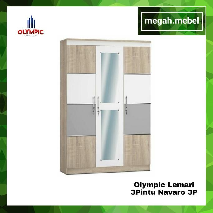 """] Lemari Pakaian Olympic 3 Pintu Navaro 3P