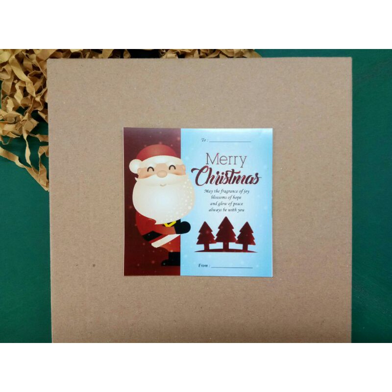 

sticker hampers christmas santa 12 pcs