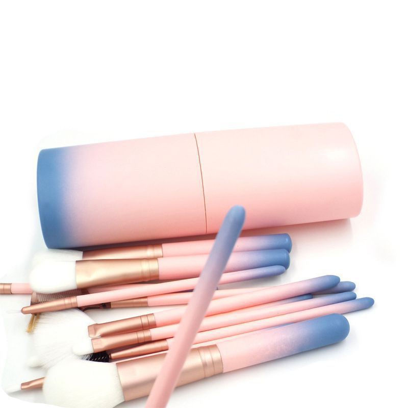 Biutte.co Brush Make Up 22 Set dengan Pouch - Pink