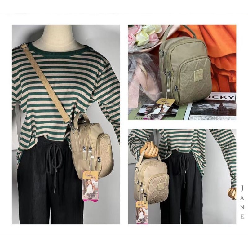 TAS SELEMPANG FASHION WANITA IMPORT MERK CHIBAO ORI Y332AB