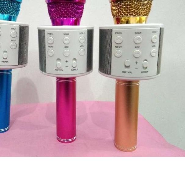 ♧ Microphone bluetooth karaoke WS858 Karaoke KTV mic wireless mic bluetooth karaoke ➣