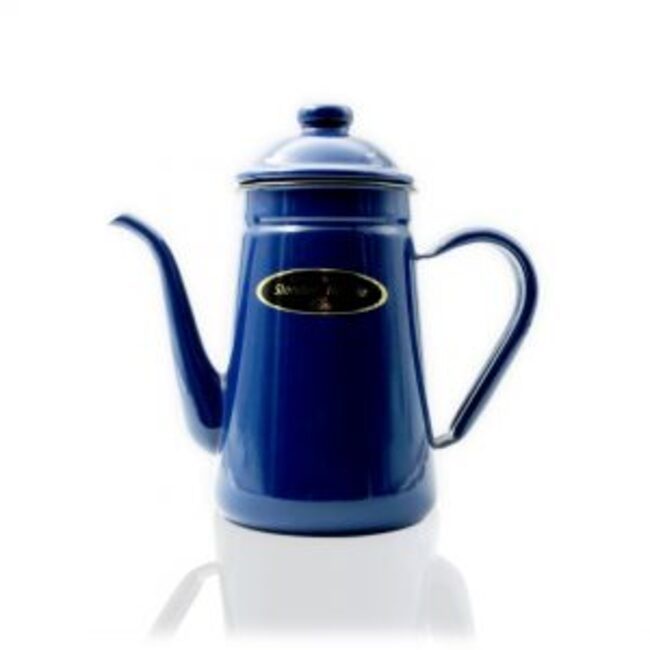 Kalita Narrow Mouthed Coffee Kettle 1 L (Blue)-2